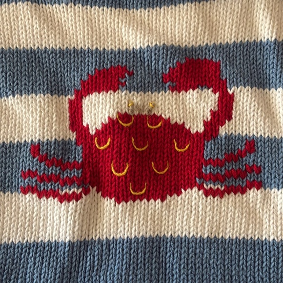 Knit sweater with crab - Picture 2 of 7